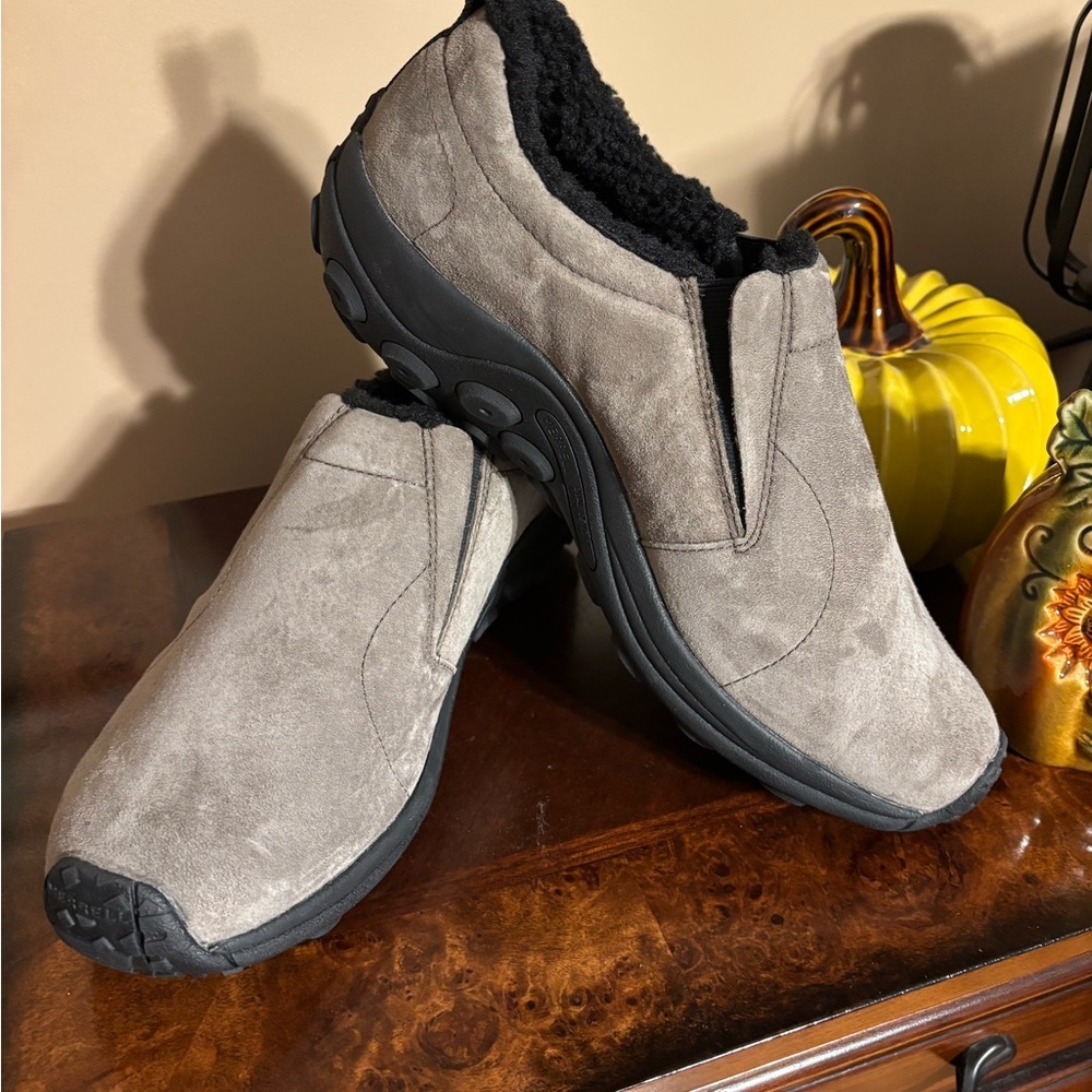 Merrell Men's Charcoal Suede Slip-Ons